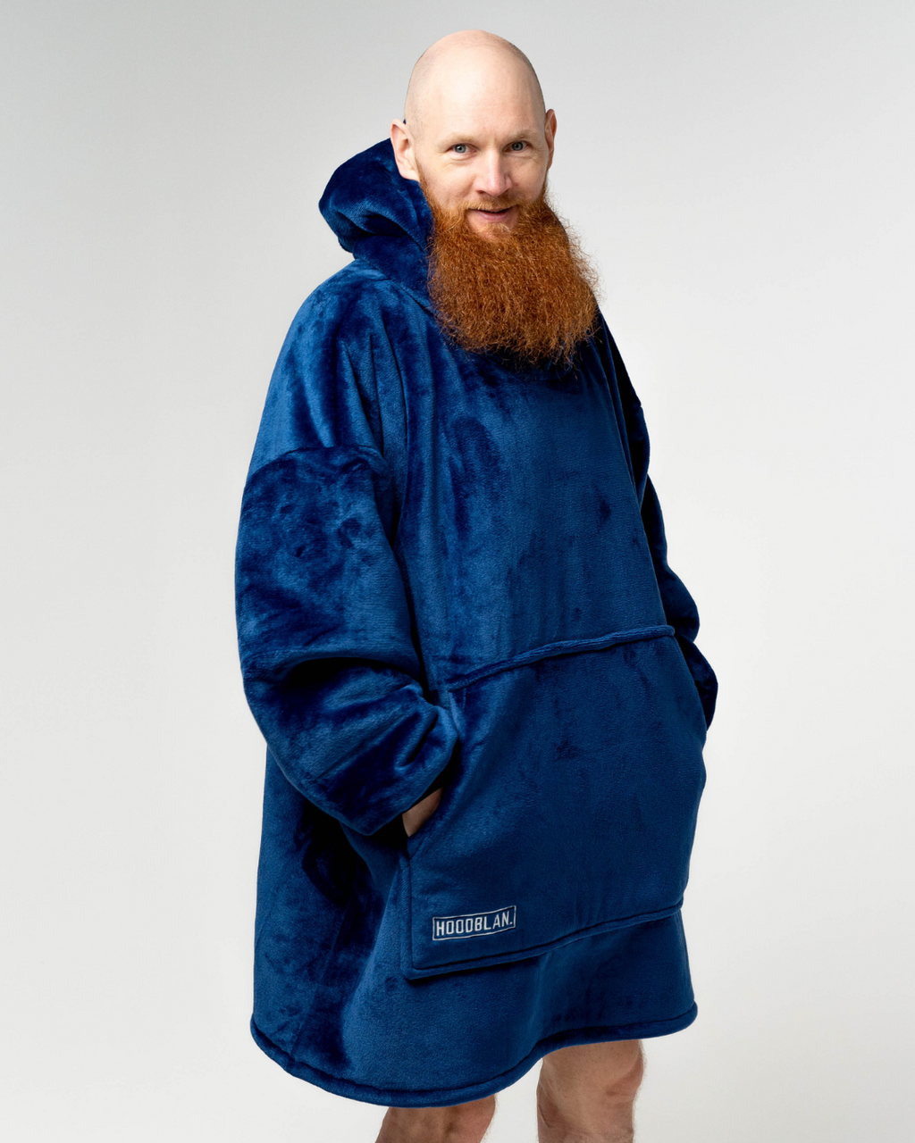 Vienspalvis mėlynas hudis