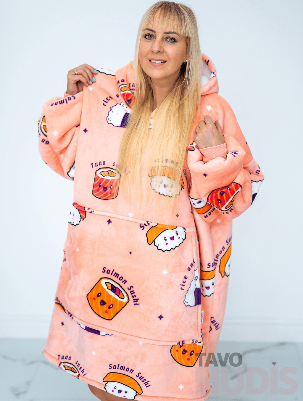 Rožinis suši hudis 