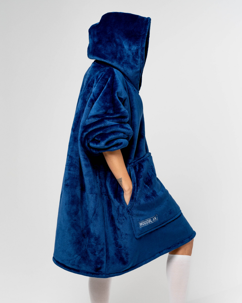 Vienspalvis mėlynas hudis